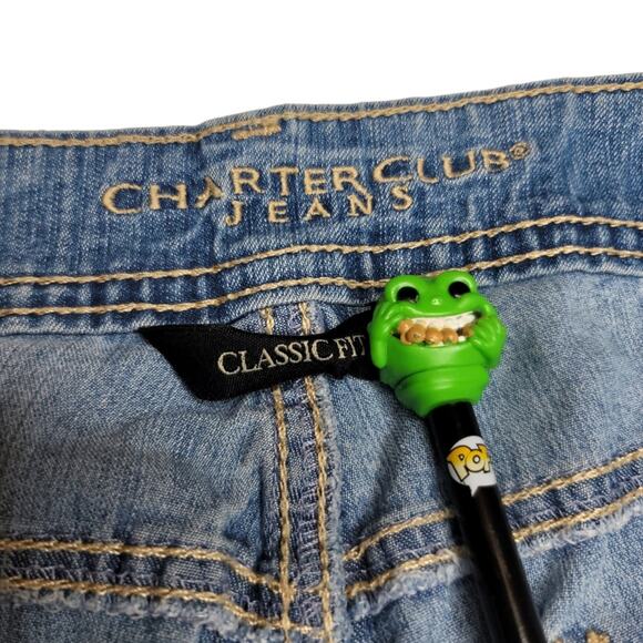 Carter Club Jeans Classic Fit Size 14 Cropped Denim - Picture 4 of 9